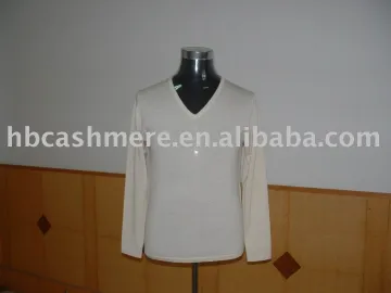 cashmere V-neck sweater
