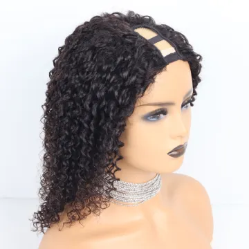 wholesale 100%  u part wig human hair glueless wigs  brazilian remy u part human hair  wig