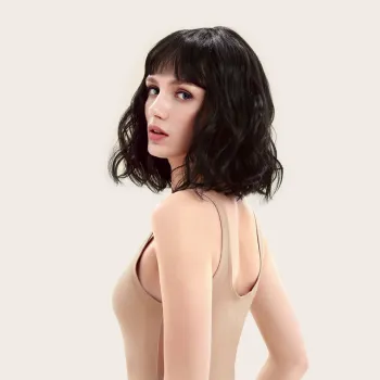 Pink Wig Cosplay Wig Short Wig for Black Women Straight Hair Synthetic Heat Resistant 12 Inch Cosplay Synthetic