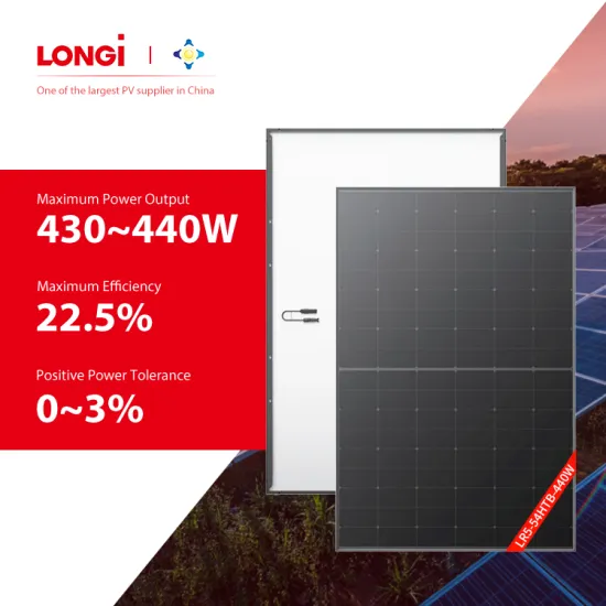 Longi Himo 6 Monocrystalline Solar Panels 430W-440W: Full Black LR5-54HTB Models in Rotterdam Stock