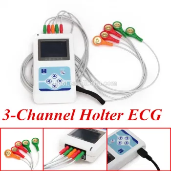 Portable 3-Channel Holter ECG System