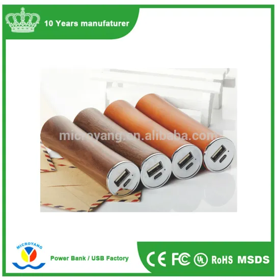 2016 hot selling wooden power bank/portable mobile charging station 2600mAh