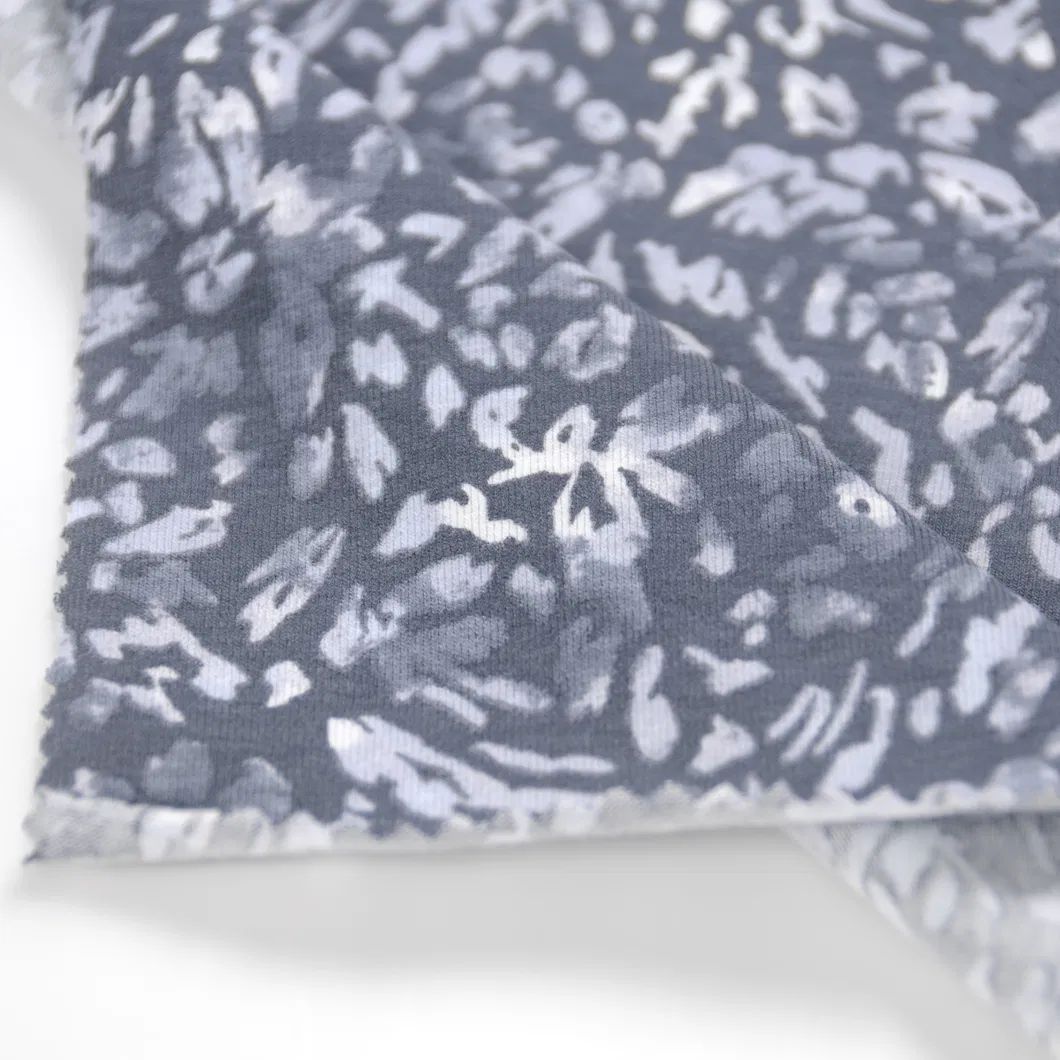 ดีไซน์ใหม่ CVC 60/40 ผ้าสแปนเด็กซ์พิมพ์ลาย