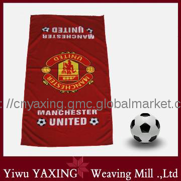 Yaxing Microfiber reactive printed football beach towel