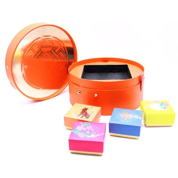 round gift packaging paper tube box for Tea