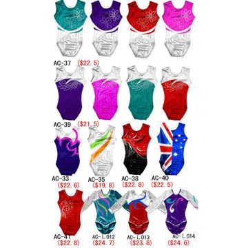 2014 Hot Girls' Lycra Fashionable Gymnastic Clothing