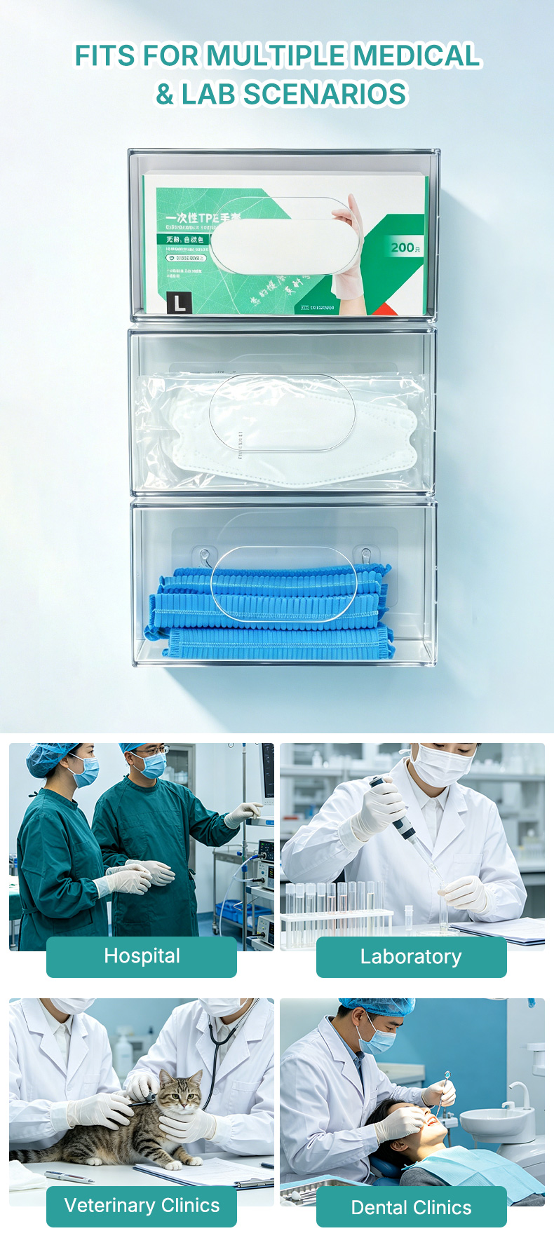 medical glove holder