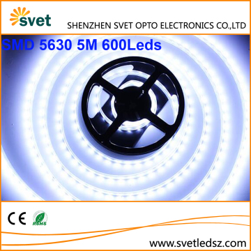 SMD 5630 Flexible Led Strip Light DC 24V 600 Leds Commercial / Pure White 2 Years Warranty