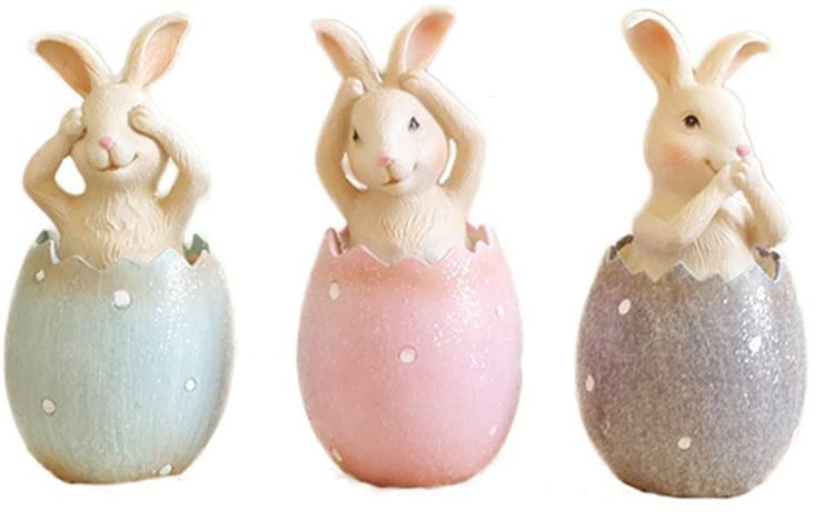 Resin Bunny Decorations Spring Easter Decors