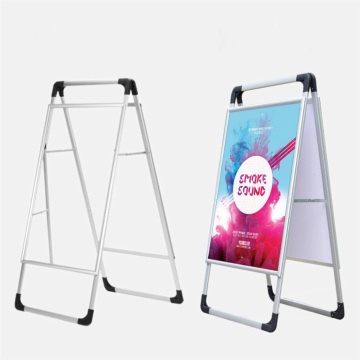 Aluminial Double -Vide Poster Stand για Έκθεση Διαφήμισης