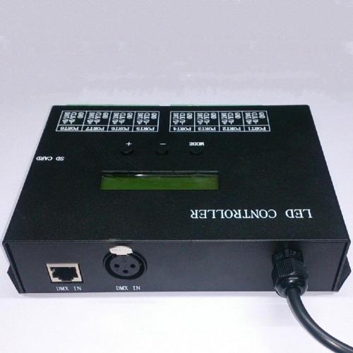 Controlador LED de 8 puertos para luz WS2811 SK6812 RGB