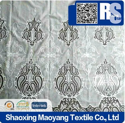Risingstar China Supplier Cotton Volie Embroidery Fabric