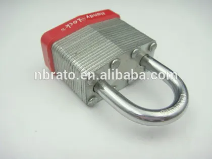 yellow 50mm steel laminated master lock padlock