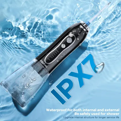 H2ofloss Water Flosser: Cordless Dental Oral Irrigator with IPX7 Waterproof Design