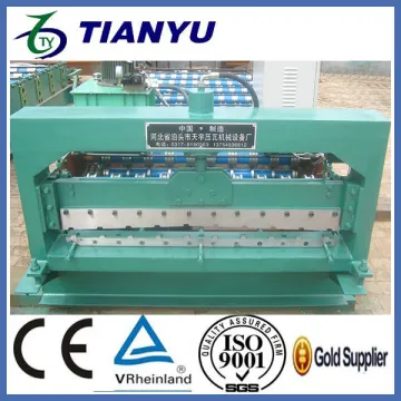 Plate profiling machines roof deck forming line