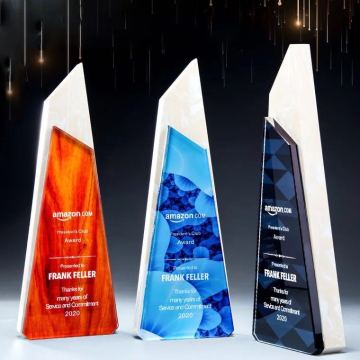 crystal  trophy  for games