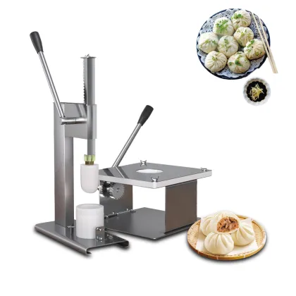 Chinese Pork Buns Maker for Vegetable Baozi Steamed Stuffed Bun Making Machine with Free Shipping