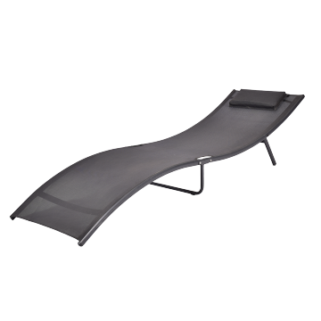 Adjustable Outdoor Patio Lounger Chair Set for Backyard Garden Pools