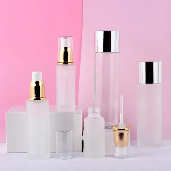 Wholesale Cosmetic Packaging Aluminium Pump Skin Care Set