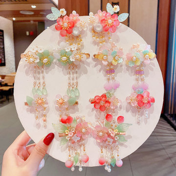 Vintage Hair Sticks & Hairpins: Chinese Hanfu Hair Accessories for Girls' Parties