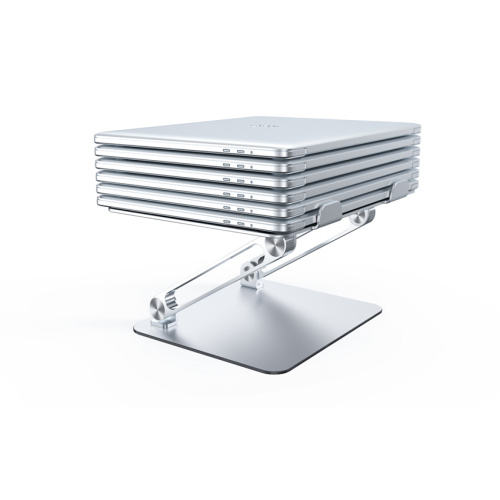 Support d&#39;ordinateur portable pour bureau, support d&#39;ordinateur ventilé en aluminium