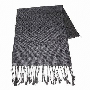 Scarf, Made of Cashmere-like and Viscose Blended, Customized Designs and Colors are Accepted