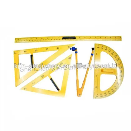 2014 50cm Wooden Math Tools/Teaching Ruler Set