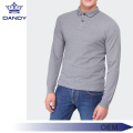 Oanpast printe golf poloshirt mei lange mouwen