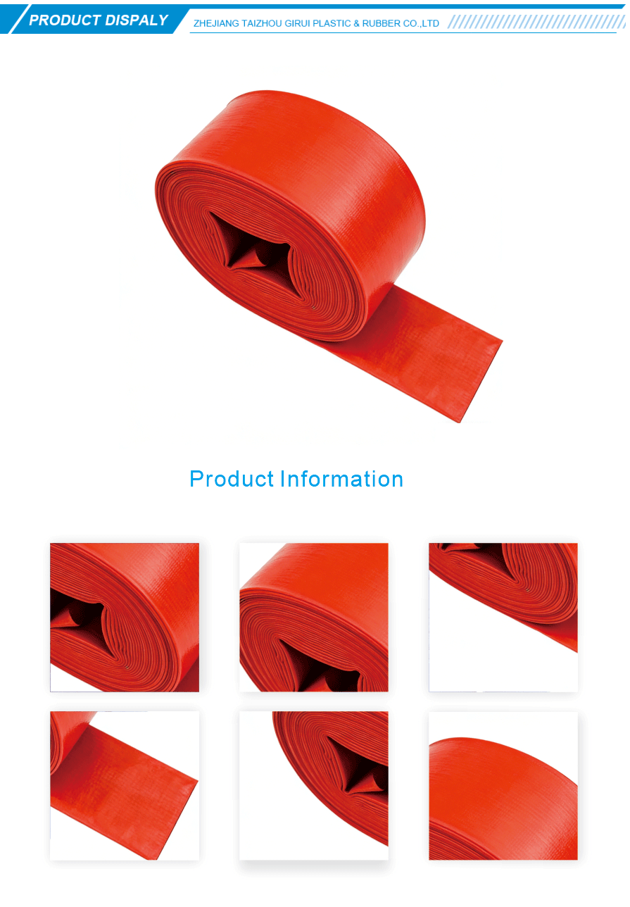 flat hose for industrial use