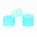 20/410 24/410 transparent blue shower gel bottle plastic screw flip top spout caps