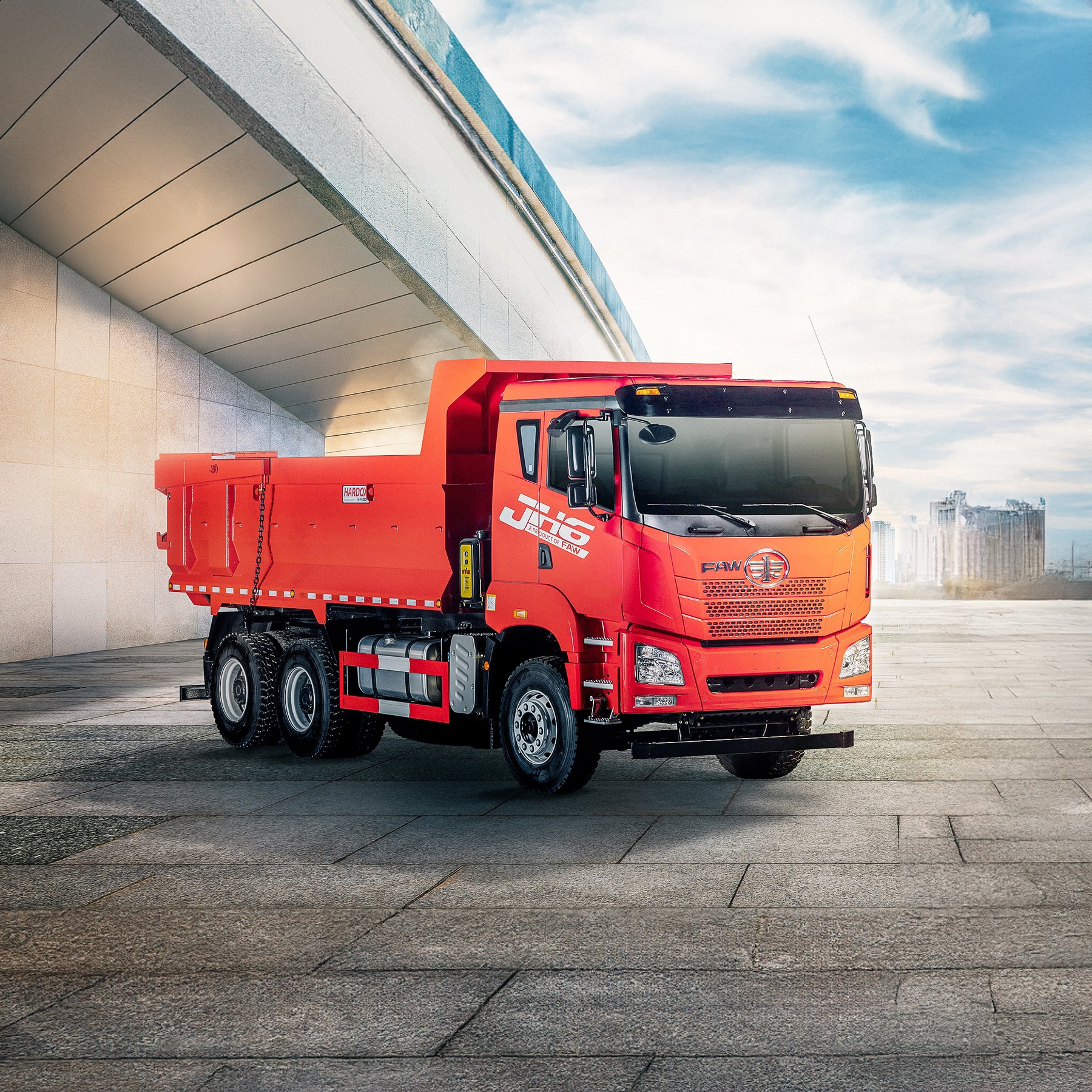 Reliable JH6 Dump Truck Designed for Heavy Duty Use