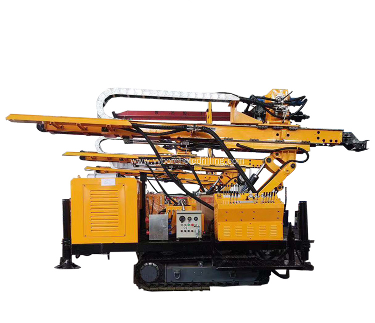 130m Truck-mounted Hydraulic Crawler Drilling Rig