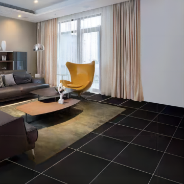 PURE BLACK VELVET Sintered Stone Ceramic Tiles