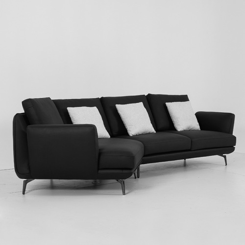 Sofa Kulit Lengkung Minimalis Itali