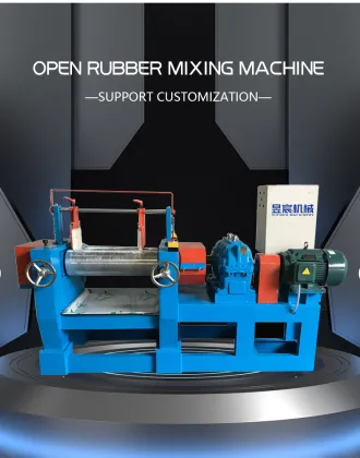 Two-Roll Rubber Open Mixing Mill Machine