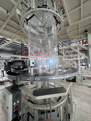 3 Layer HDPE Plastic Film Machinery: Nylon Film Blowing Machine