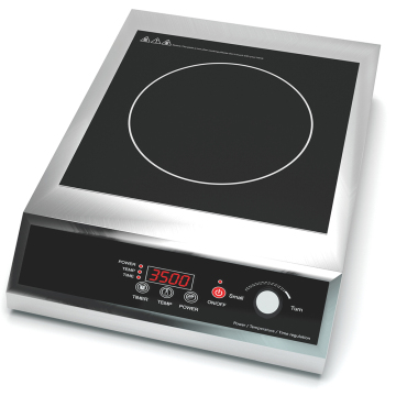 12V/24V DC Solar Induction Conduction - OEM 1000W Black Glass Touch Sensing Constove เตาเหนี่ยวนำ