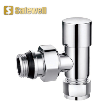 Brass Pre-setting Angle Backwater Lock Shield Valve