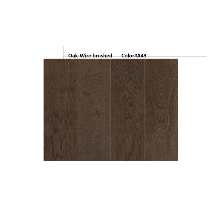 Leichte Eichenholzboden