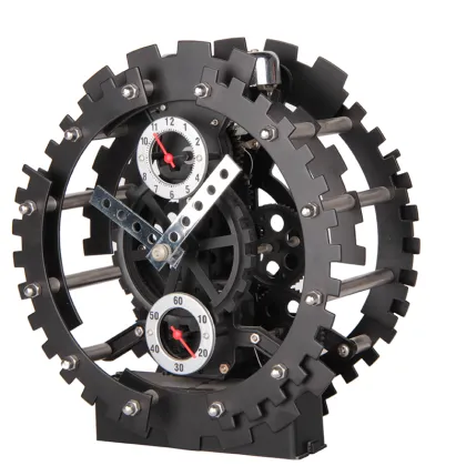 Table Gear Clock with Alarm Function
