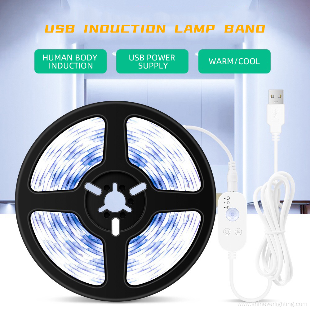 Sensor Smart USB Rechargeable LED Flexible Strip Light