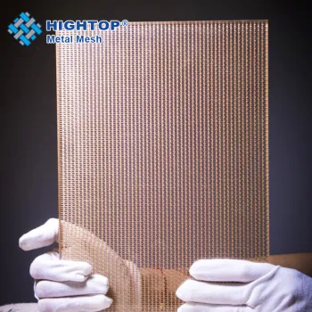Versatile Artistic Copper Wire Mesh Screens for Laminated Glass Decorations