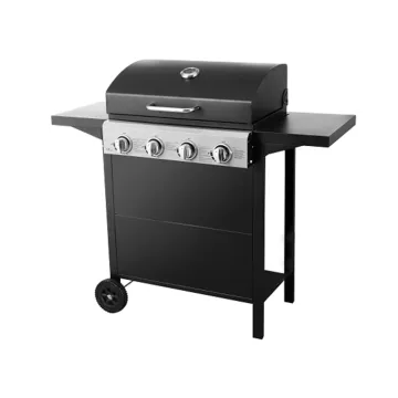 Professional Butane BBQ Gas Grill with 4 Burners and Flame Safety Device for Sale - Perfect for Parties and Events