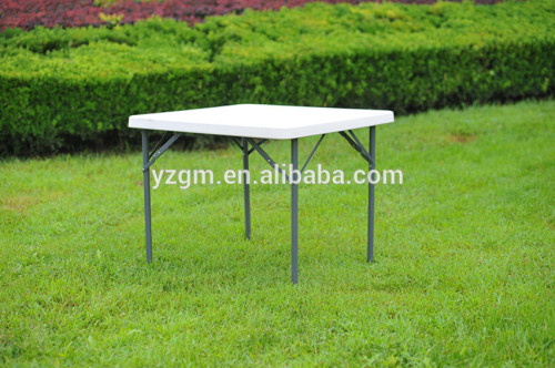 Wholesale blow molding outdoor folding plastic square table
