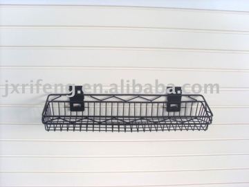 wall storage metal basket