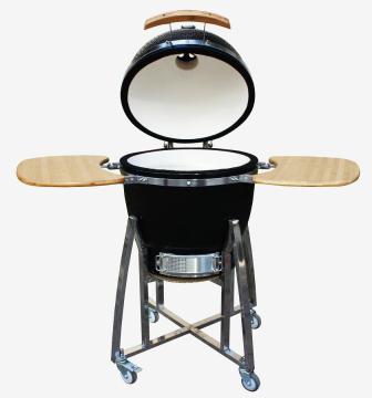 21 Inch Outdoor Ceramic Trolley Kamado Charcoal Grill BBQ Smoker