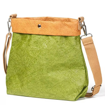 Eco-Friendly Washable Tyvek Paper Shoulder Bag - Vegan and Water Repellent