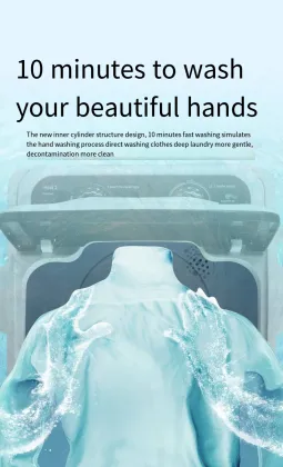 Mini Large Capacity Shoe Washing Machine: Laundry, Shoe Washing, and Drainage