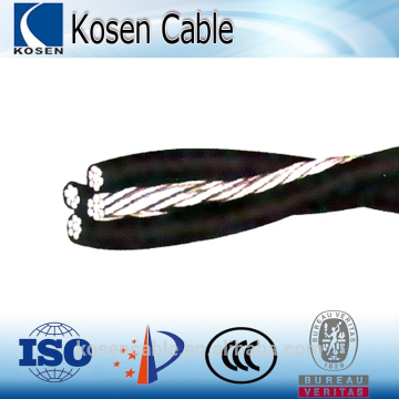 IEC 60502 standard Triplex Service Drop aluminum conductors XLPE insulated ABC Cable