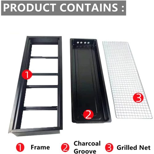 folding outdoor barbecue grill